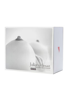 Мастурбатор реалистичный KOKOS Juliana Breast, TPR, телесный, 20 см  фото 5