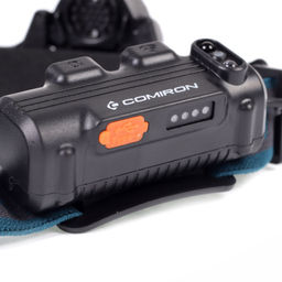 Фонарь налобный спортивный COMIRON OHEAD корпус ABS, IPX5 свет COB 400lm аккум 18650 3.7V 2000 mAh, USB Type-C; индикатор КРАСНЫЙ ава /уп 50/100/ - ГалеонТрейд фото 4