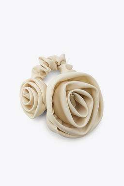DOUBLE FLOWER SCRUNCHIE - Zara фото 2