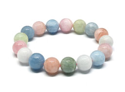 Браслет из Берилла шарик 12мм, 42,5г