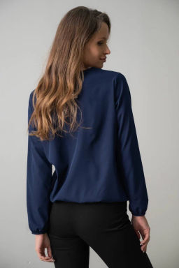 Блуза ДЖ 791с-7 Тёмно-синий - T.C.T фото 3