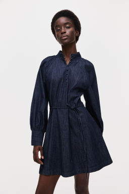 Vestido denim con cintur?n de anudar - H&m фото 6