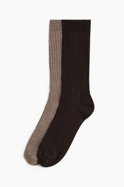 Pack de 2 calcetines en mezcla de bamb? y viscosa