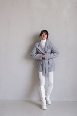 Martichelli Куртка утеплённая светло-серая  фото 11