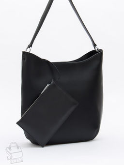 Сумка женская кожаная 1020M black Polina&Eiterou