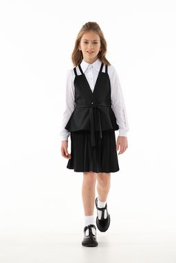 Школьный жилет для девочки Mooriposh, модель 1114