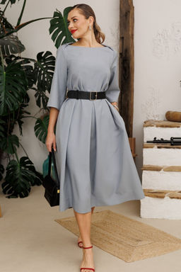 Платье Anastasia 1108.4 светло-серый  фото 4