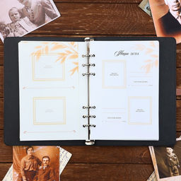 Родословная книга со встроенной флешкой 16 Gb «Книга всей семьи», 17.5×23 см.