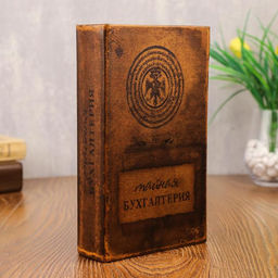 Шкатулка книга-сейф «Тайная бухгалтерия», искусственная кожа, 21×13×7 см