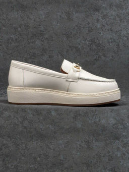 03-5062-6 BEIGE Лоферы женские (натуральная кожа)