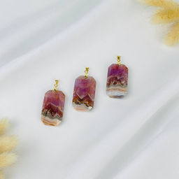 Кулон из Аметиста с Агатом