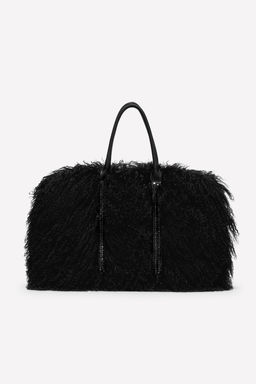 LEATHER AND SHEEPSKIN SHOPPER BAG LUDOVIC DE SAINT SERNIN x ZARA