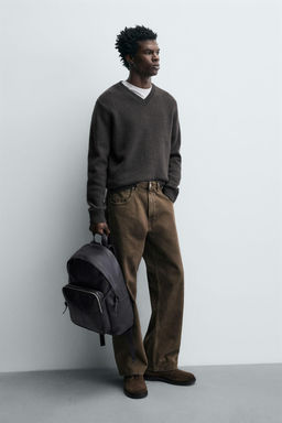 LEATHER BACKPACK - Zara фото 2