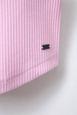 RIBBED SWIM T-SHIRT - Zara фото 4