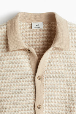 Camisa en punto texturizado Regular Fit - H&m фото 7