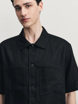 Рубашка 100% лён premium / Zarina  фото 6