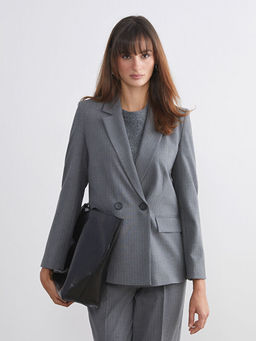 ?izgili Kad?n Blazer Ceket