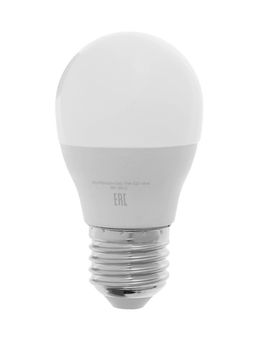 Цена за 2 шт. Лампа светодиодная Включай, G45, 10 Вт, E27, 950 Лм, 6500K, IP20, свечение холодное белое, матовое с