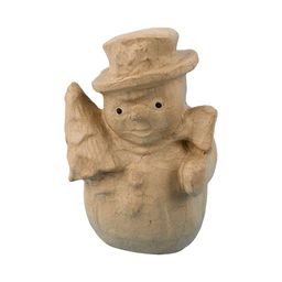 Заготовка для декорирования Love2art PAM-111 снеговик папье-маше 22.8 х 12.065 х 15.2 см