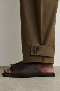 PANTAL?N UTILITY DE ALGOD?N BARREL LEG - H&m фото 6