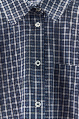 CHECK PYJAMA SHIRT - Zara фото 7