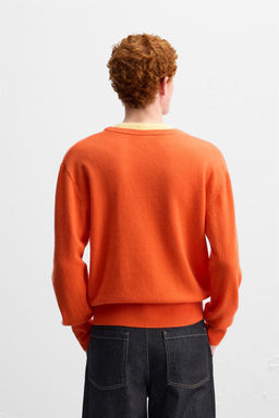 COLOUR BLOCK WOOL SWEATER X HARRY LAMBERT - Zara фото 12