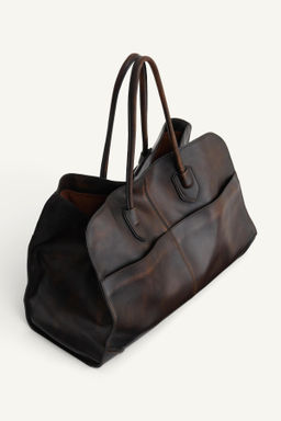 LIMITED EDITION LEATHER SHOULDER BAG - Zara фото 7
