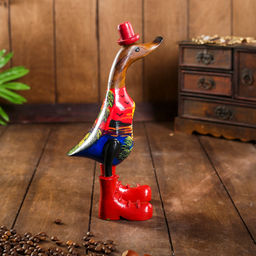 Сувенир «Утка с пейзажем», 13×9×27 см, дерево