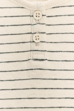 STRIPED RUSTIC T-SHIRT - Zara фото 8