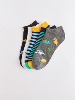 Desenli Erkek ?ocuk Patik ?orap 5li