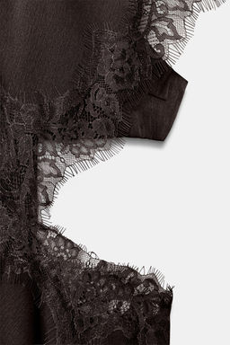 ZW COLLECTION CUT-OUT LACE DRESS - Zara фото 8