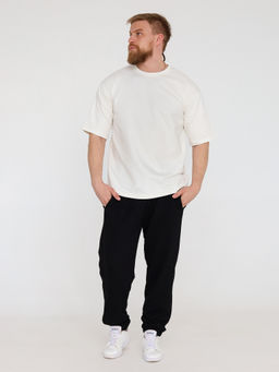 Футболка овер base unisex, тофу - Inzibe фото 7