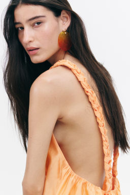 Minivestido con detalle trenzado - H&m фото 3
