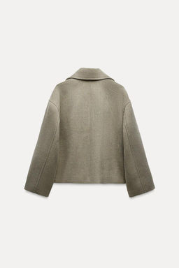 SHORT DOUBLE-BREASTED COAT - Zara фото 6