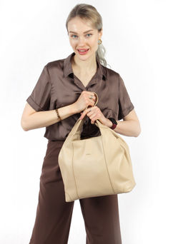 LACCOMA сумка Валери-L815-бежевый эко кожа хлопок