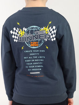 CRB wear / CWKB 63972-48-424 Джемпер для мальчика,темно-серый  фото 2