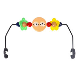 Шезлонг детский, кресло - качалка с игрушками для новорождённых Крошка Я, цвет бежевый  фото 10