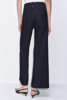 ZW COLLECTION WIDE-LEG HIGH-WAIST JEANS - Zara фото 66