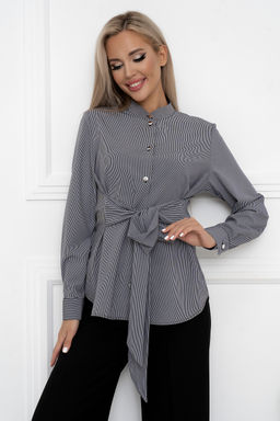 Рубашка Open Style 6325 черно-белый