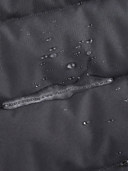 Куртка мужская удлинённая стёганая с капюшоном и графеновой подкладкой утеплитель тинсулейт