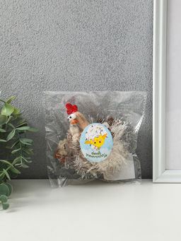 Фигурка Пушистая курочка, длинные ножки, 7?5?17 см