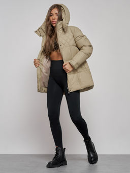 Зимняя женская куртка молодежная с капюшоном 52301SK - Holdluck фото 13