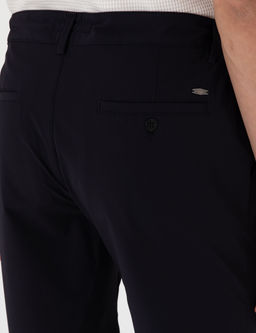 Lacivert Slim Fit Beli Lastikli Ba_c_kl_ Dokuma _ort