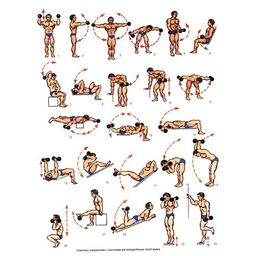 Набор гантелей сборных 10 кг: 5 кг х 2 шт. - Simaland фото 2