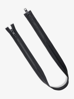 Цена за 10 шт. Молния «Трактор», №10, разъёмная, 2 замка, замки автомат, 90 см, чёрная