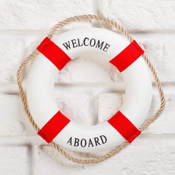 Декор настенный, панно «Спасательный круг», 14×1 см