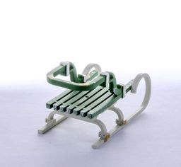 Елочные игрушки: Санки Большие 6017 - Idh фото 3