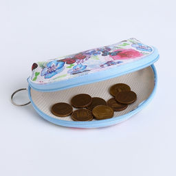 Цена за 2 шт. Кошелёк-монетница на молнии, 13.5×3.5×9 см, с принтом, МИКС
