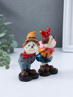 Набор фигурок полистоун «Клоуны - признание в любви», 2 шт., 5.2×5×11.5 см