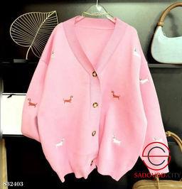 Кардиган женский с таксами